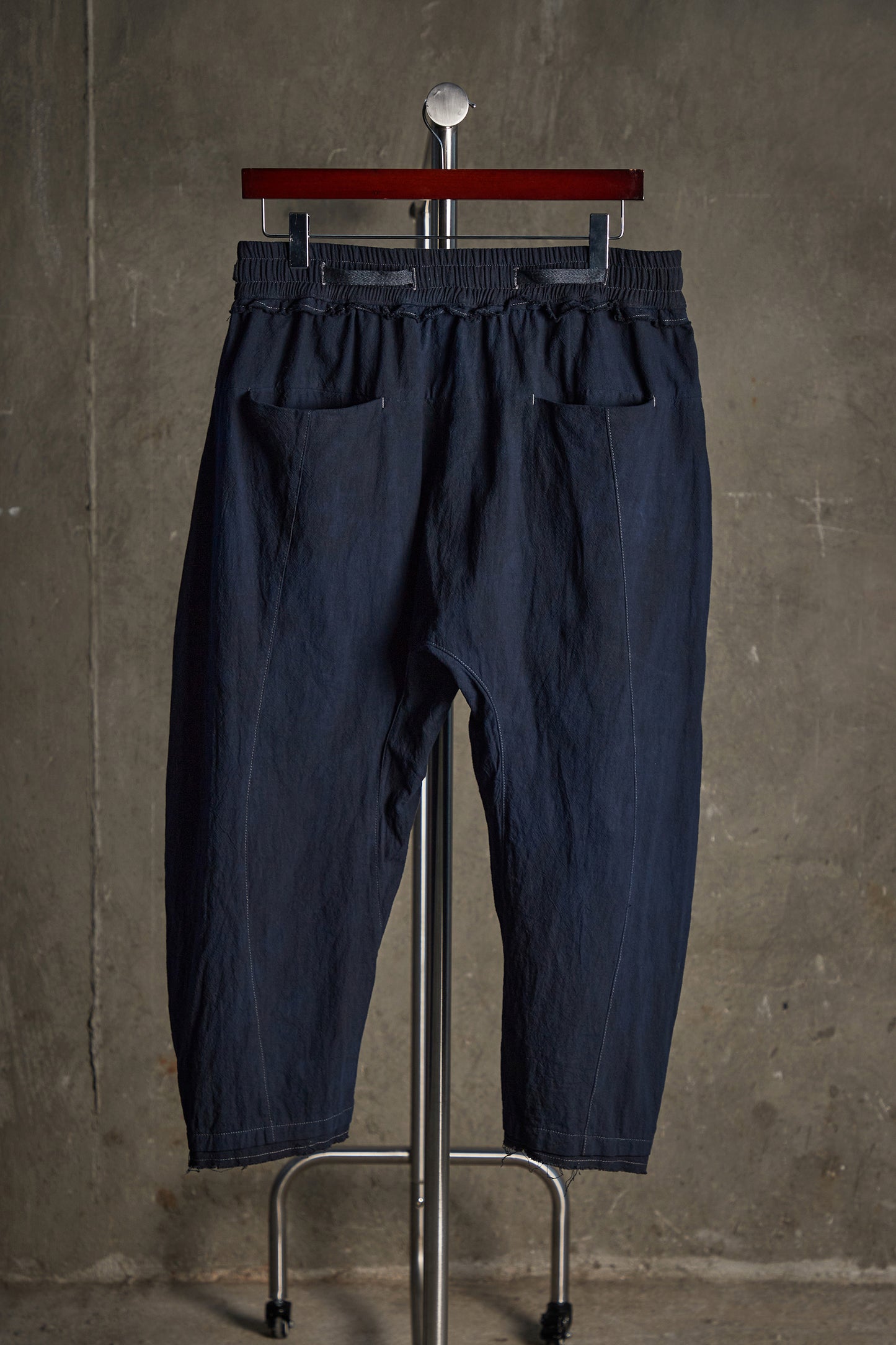 Drawstring Curved Pants
