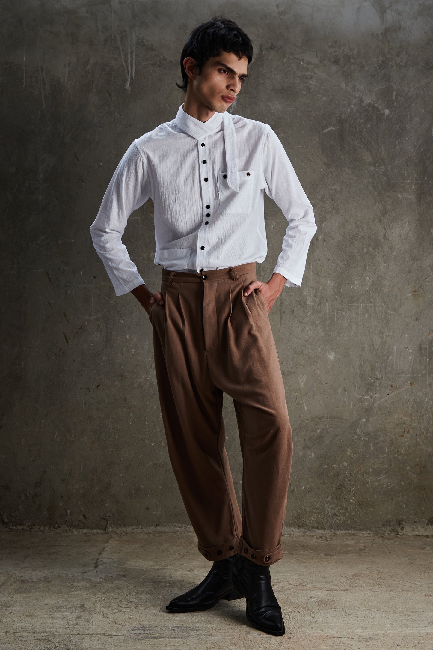 Multi-Button L/S Shirt