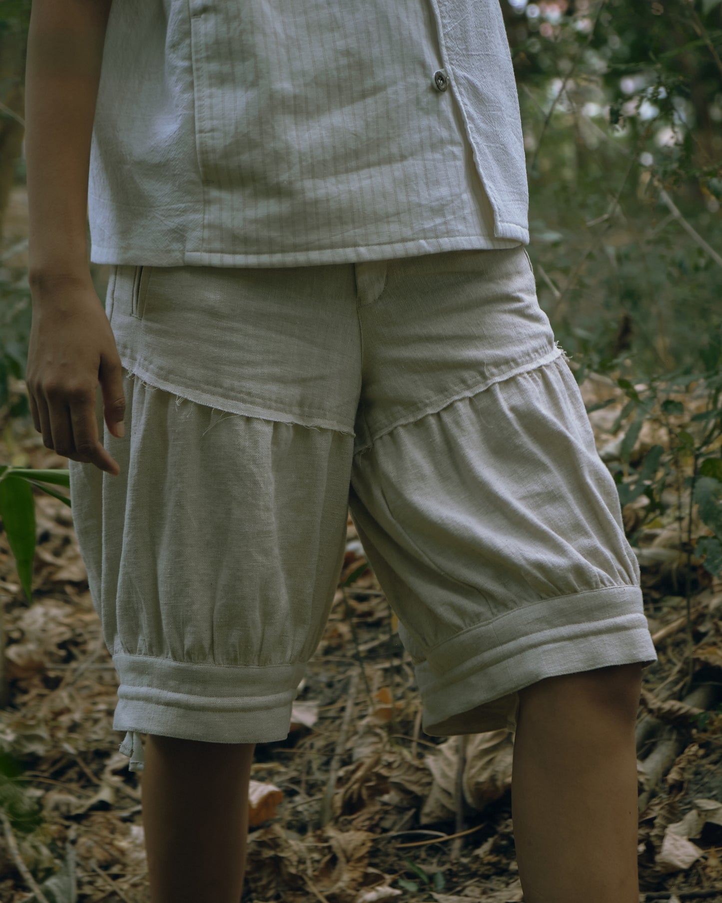Gathered Balloon Shorts