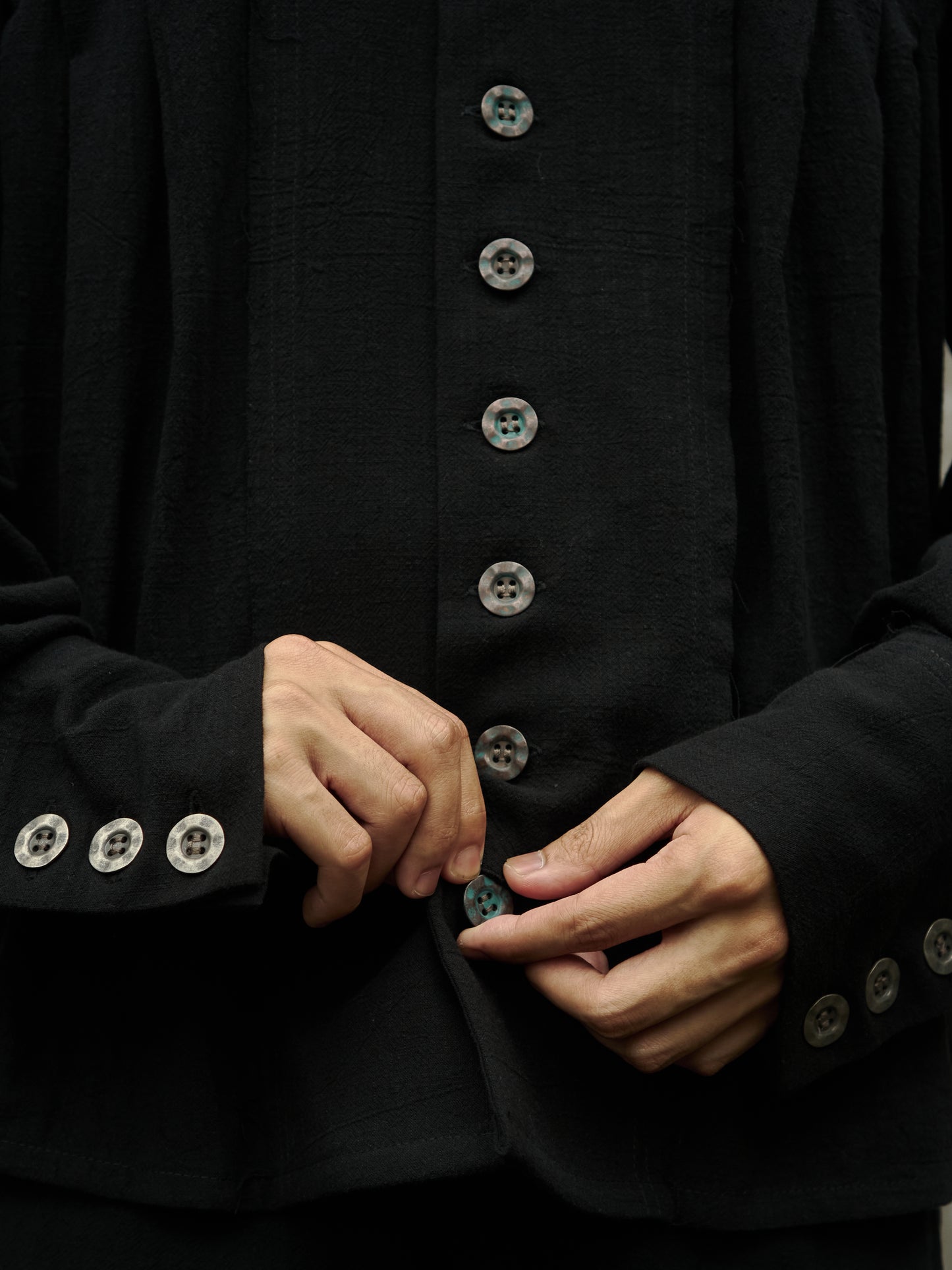 Pleated Smock Shirt