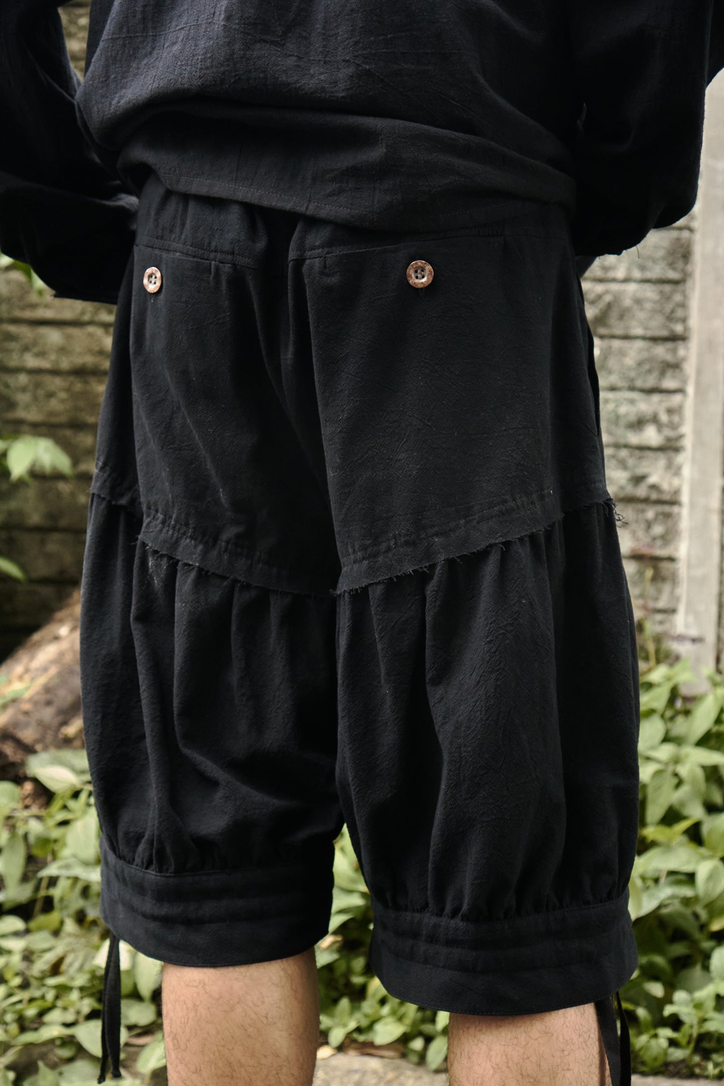 Gathered Balloon Shorts