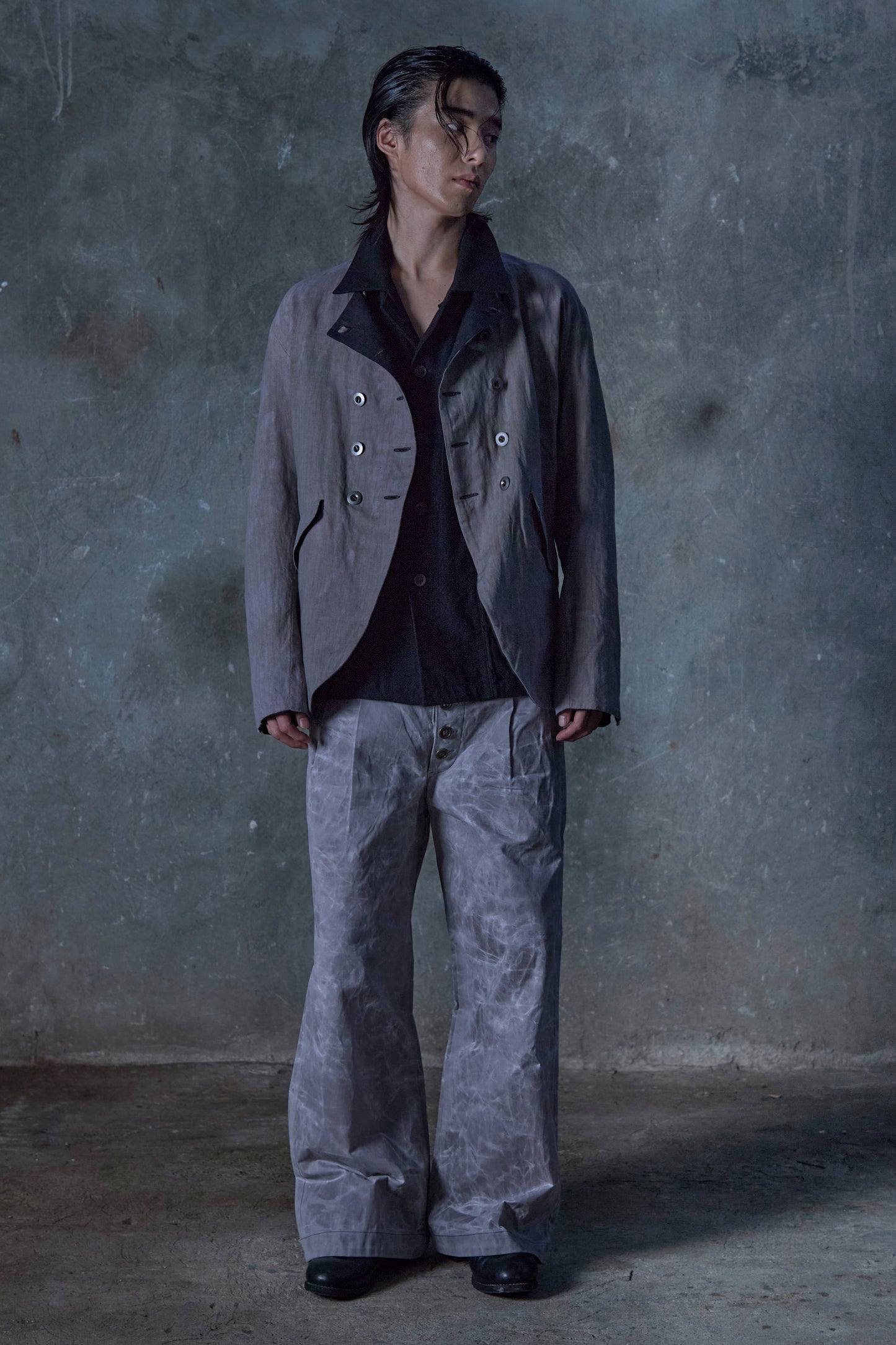 Reversible Double Breasted Jacket