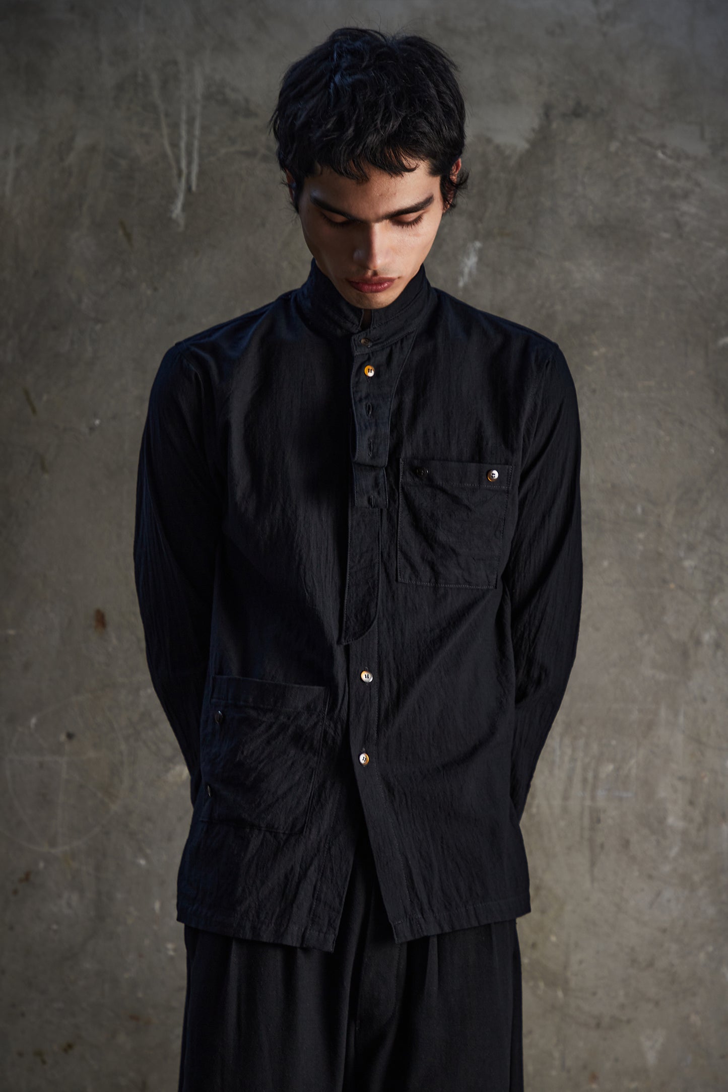 Multi-Button L/S Shirt