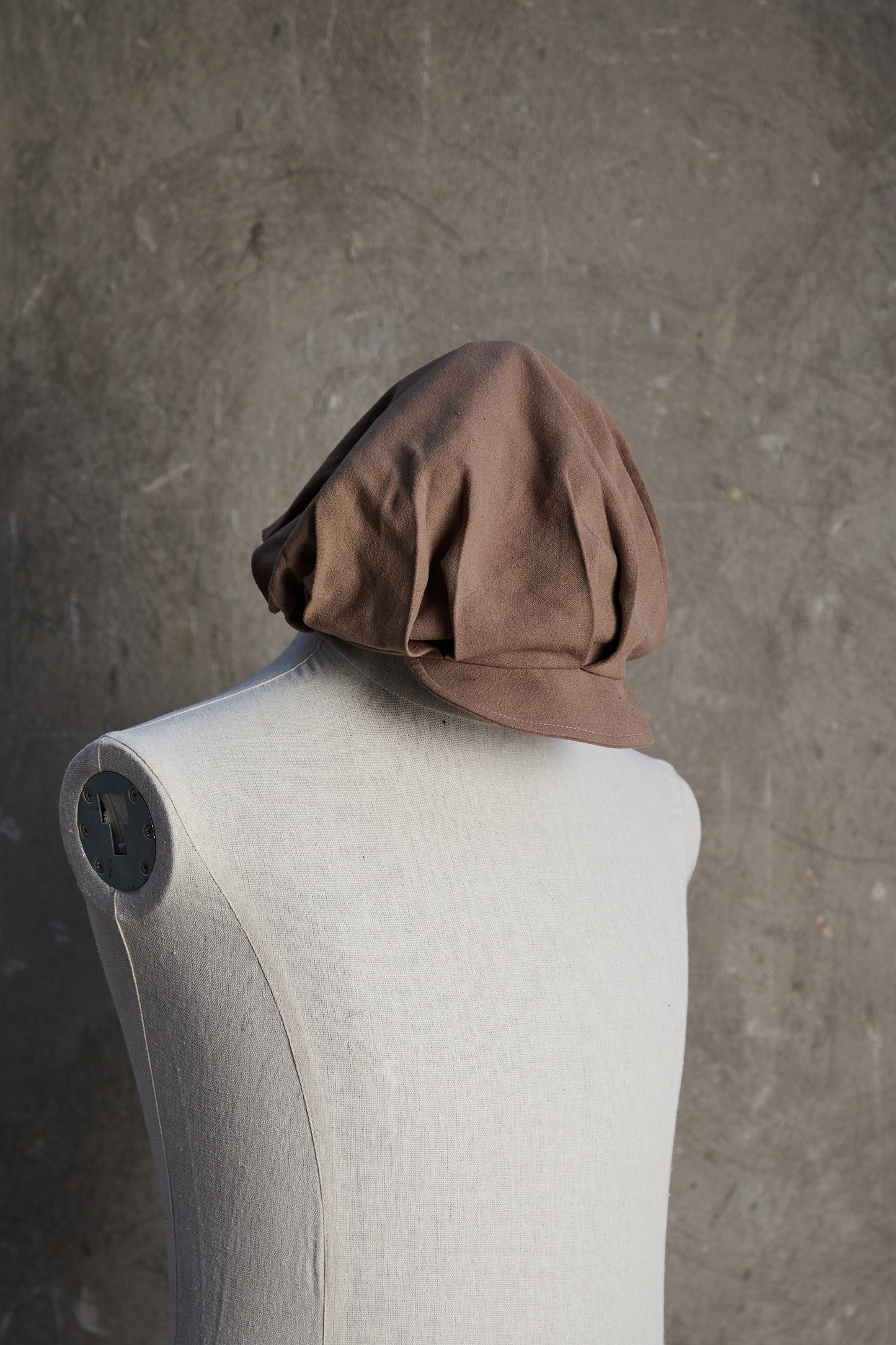 Oversized Pleated Hat