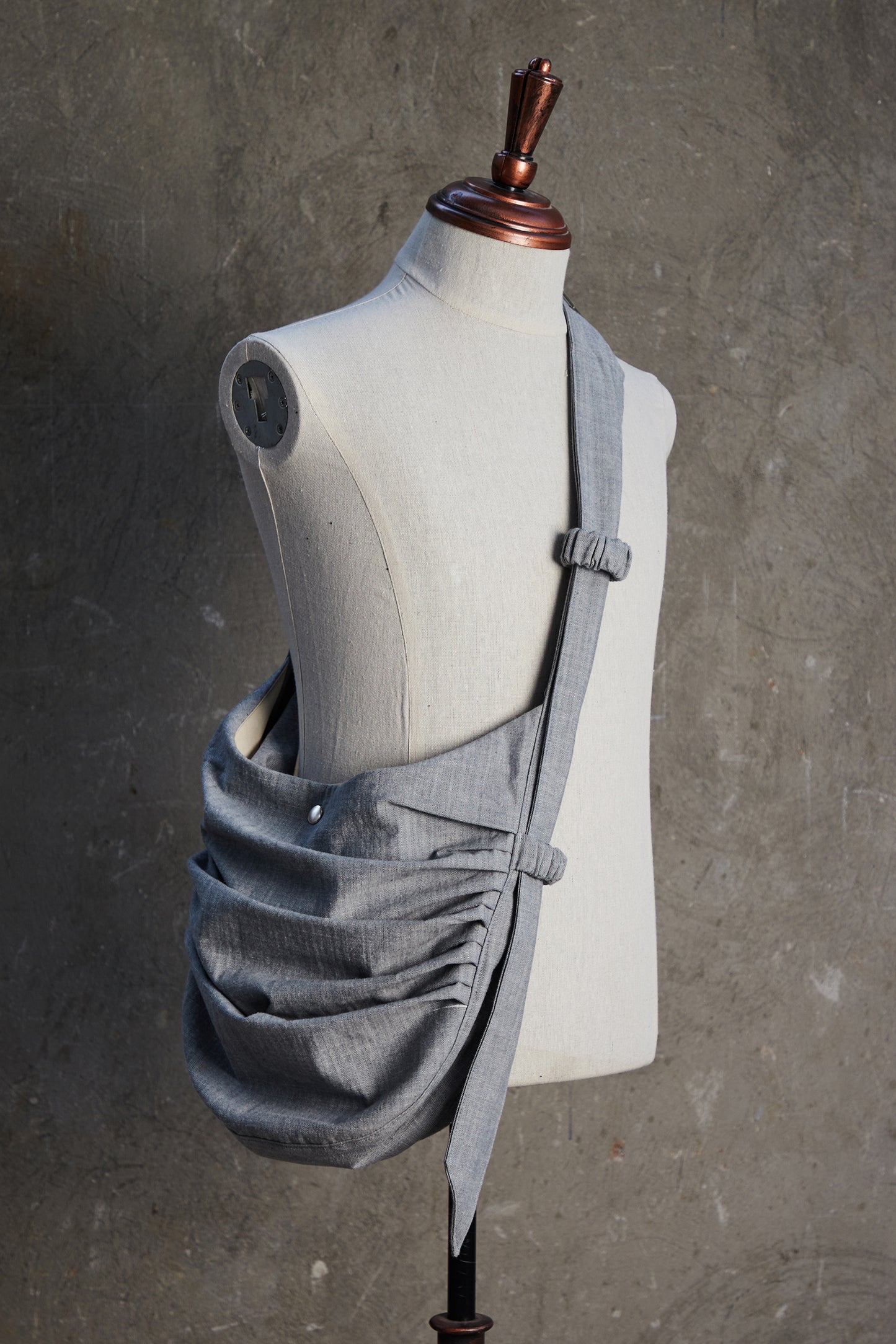 Medium Ruched Crossbody Bag