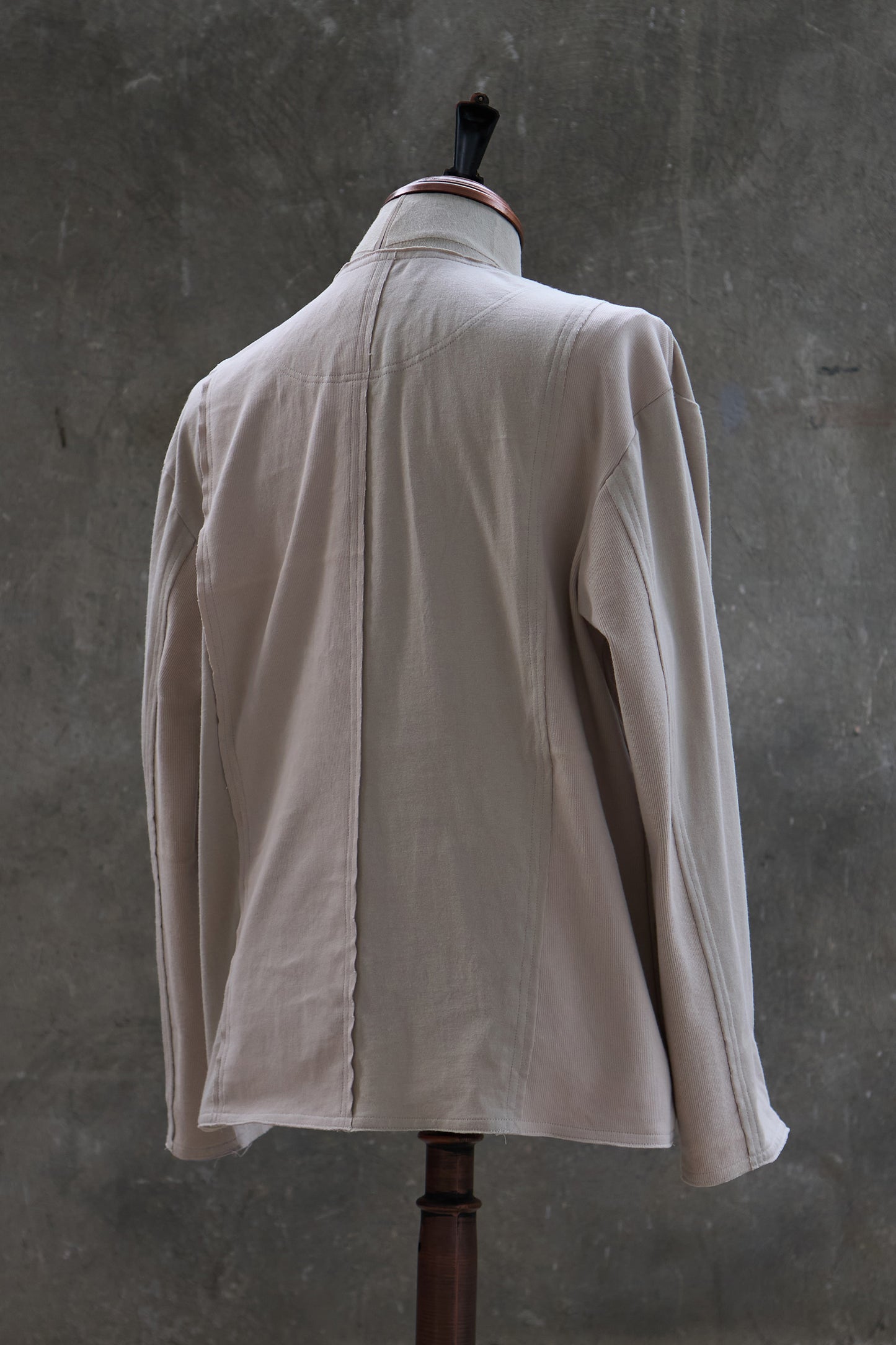 Switching Collarless Jacket