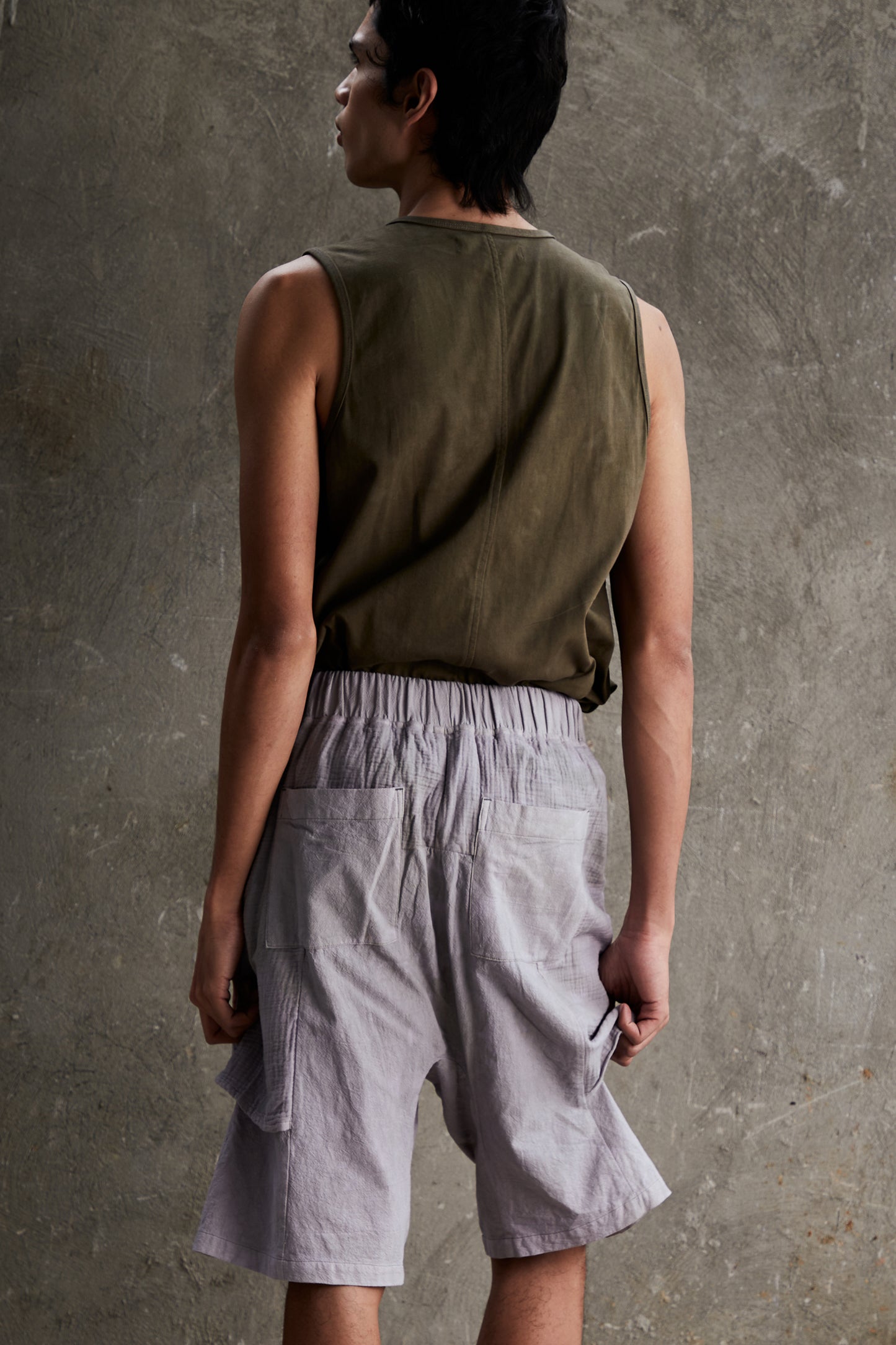 Wide Overlap Shorts