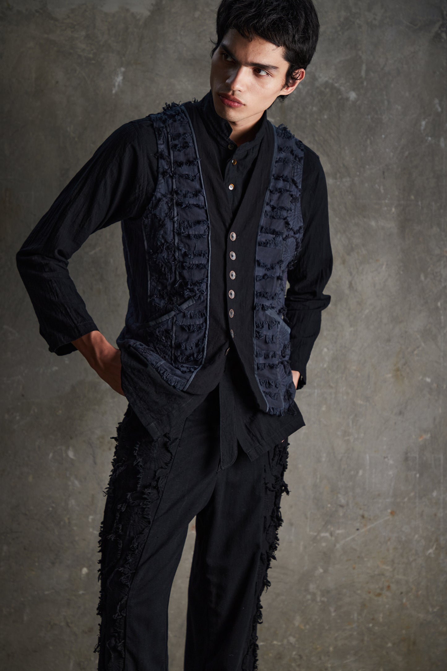 Overdyed Switching Waistcoat