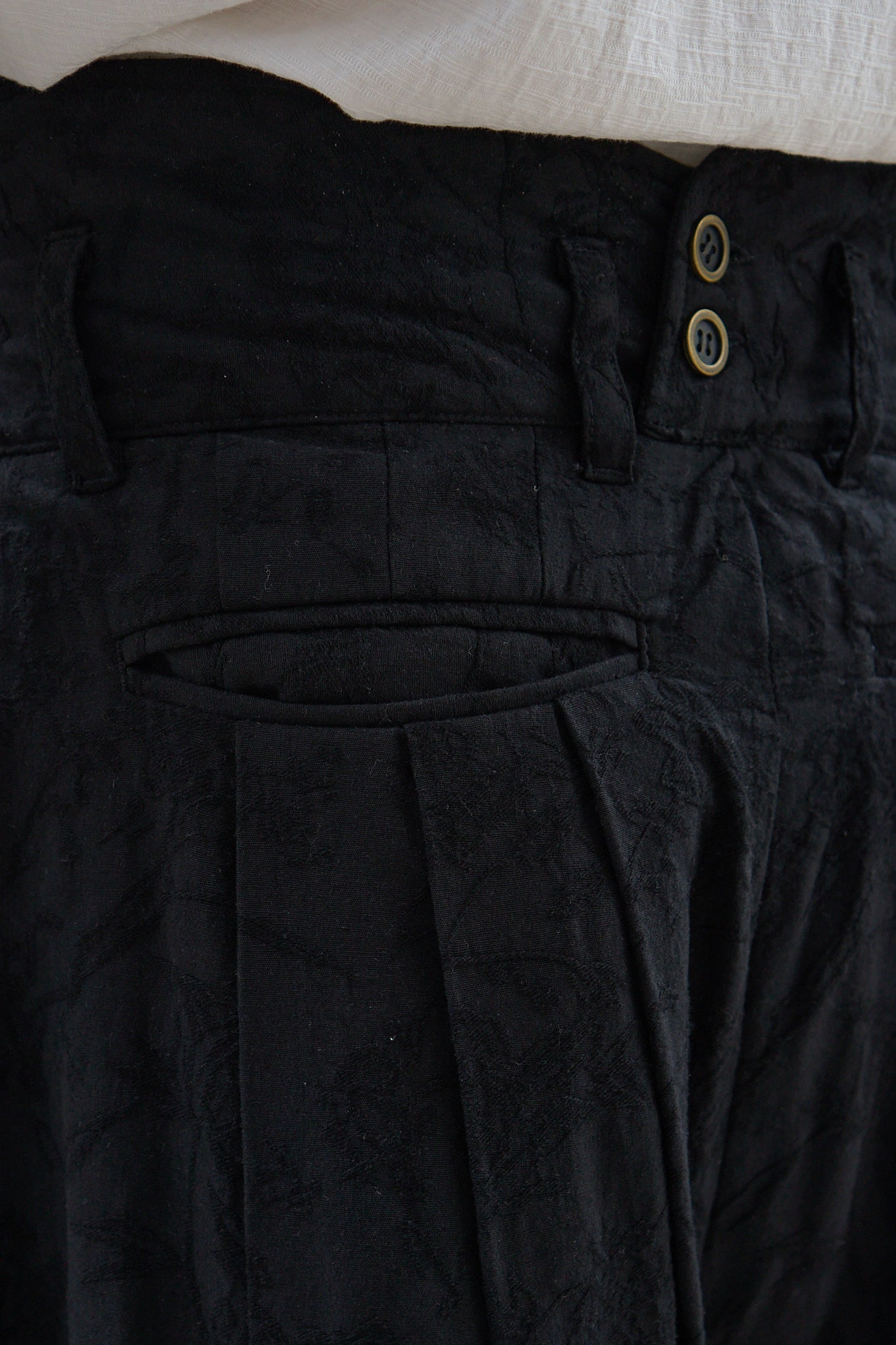 Multi-Pleated Corset Pants