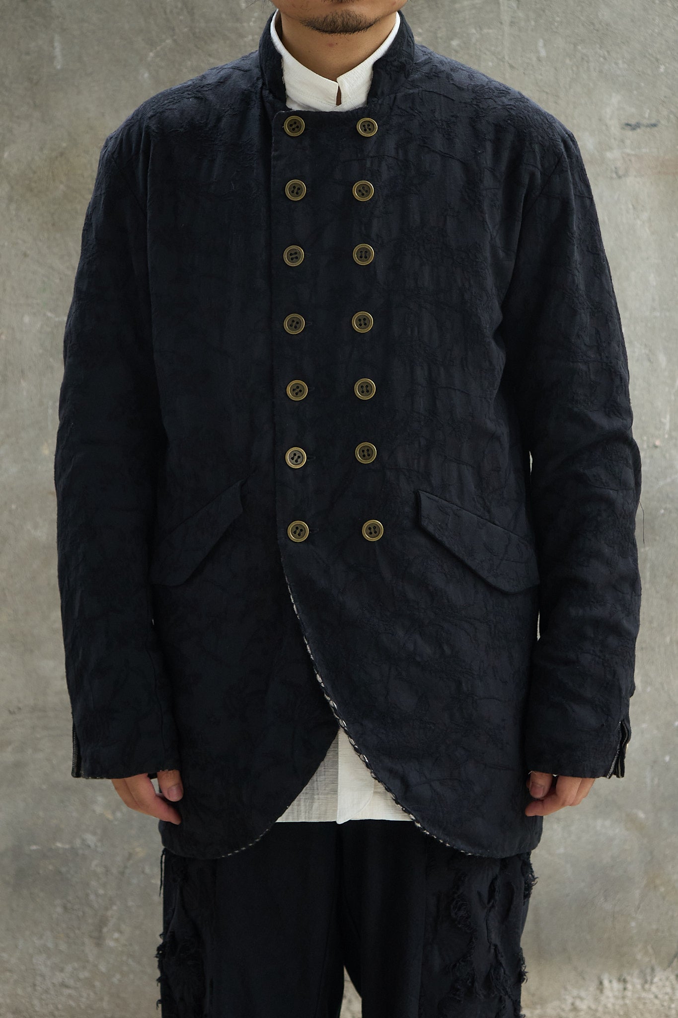 Reversible Double Breasted Jacket