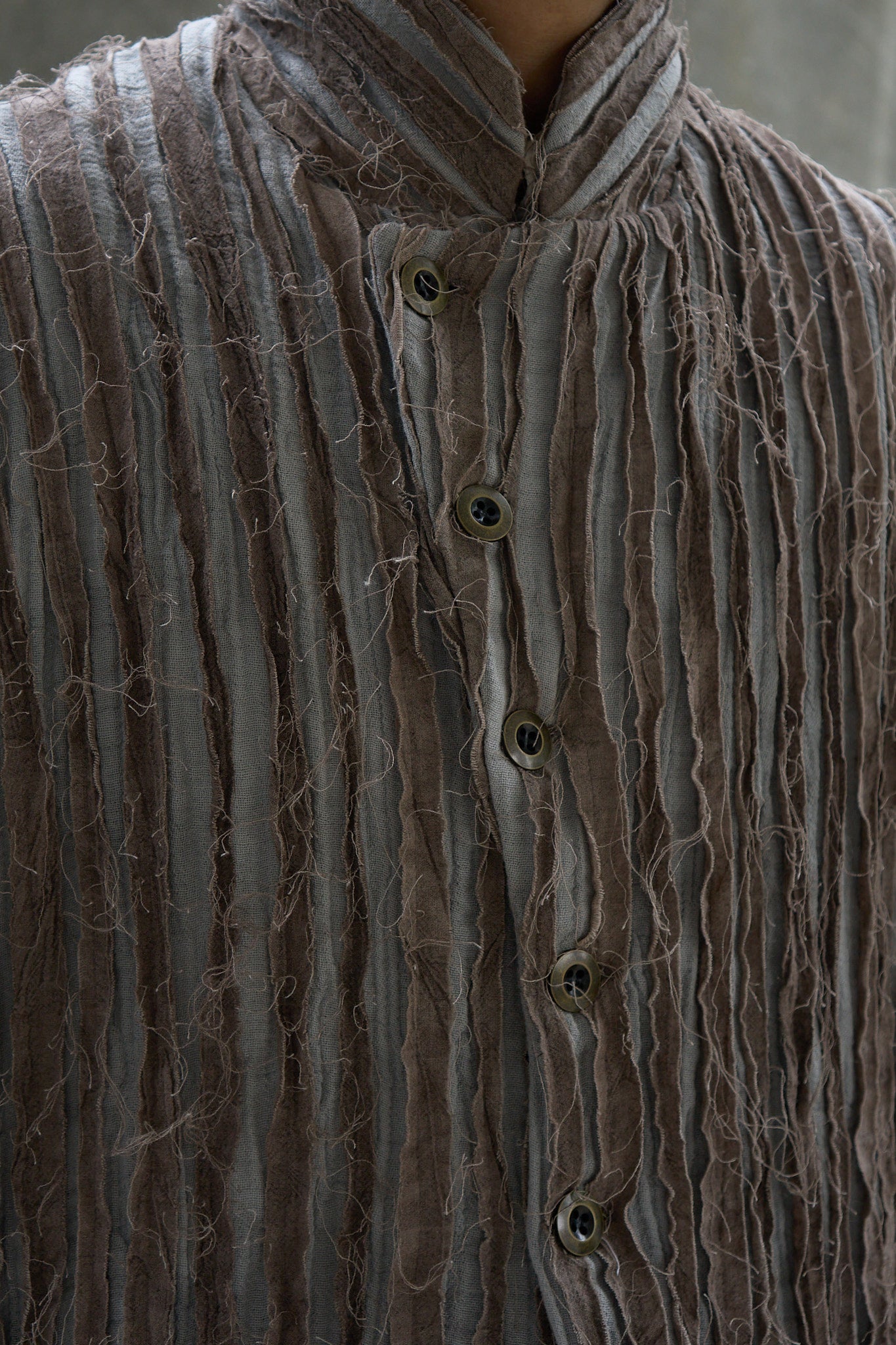 Patch Striped Jacket