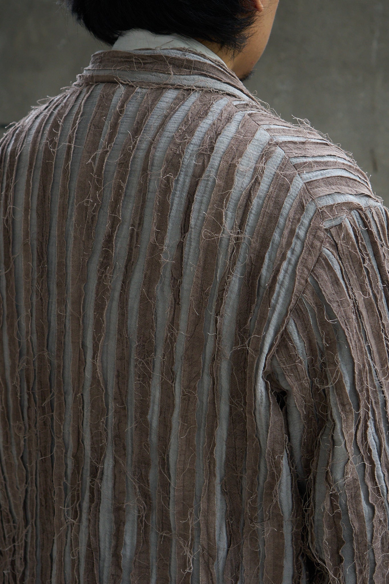 Patch Striped Jacket