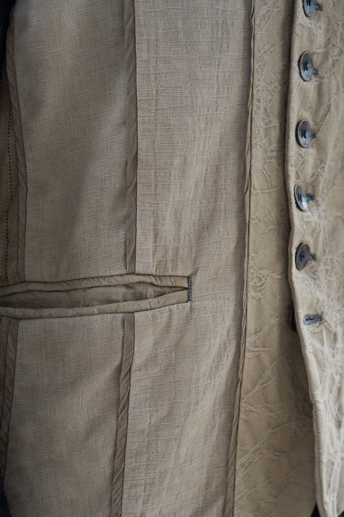 Overdyed Switching Gilet Jacket