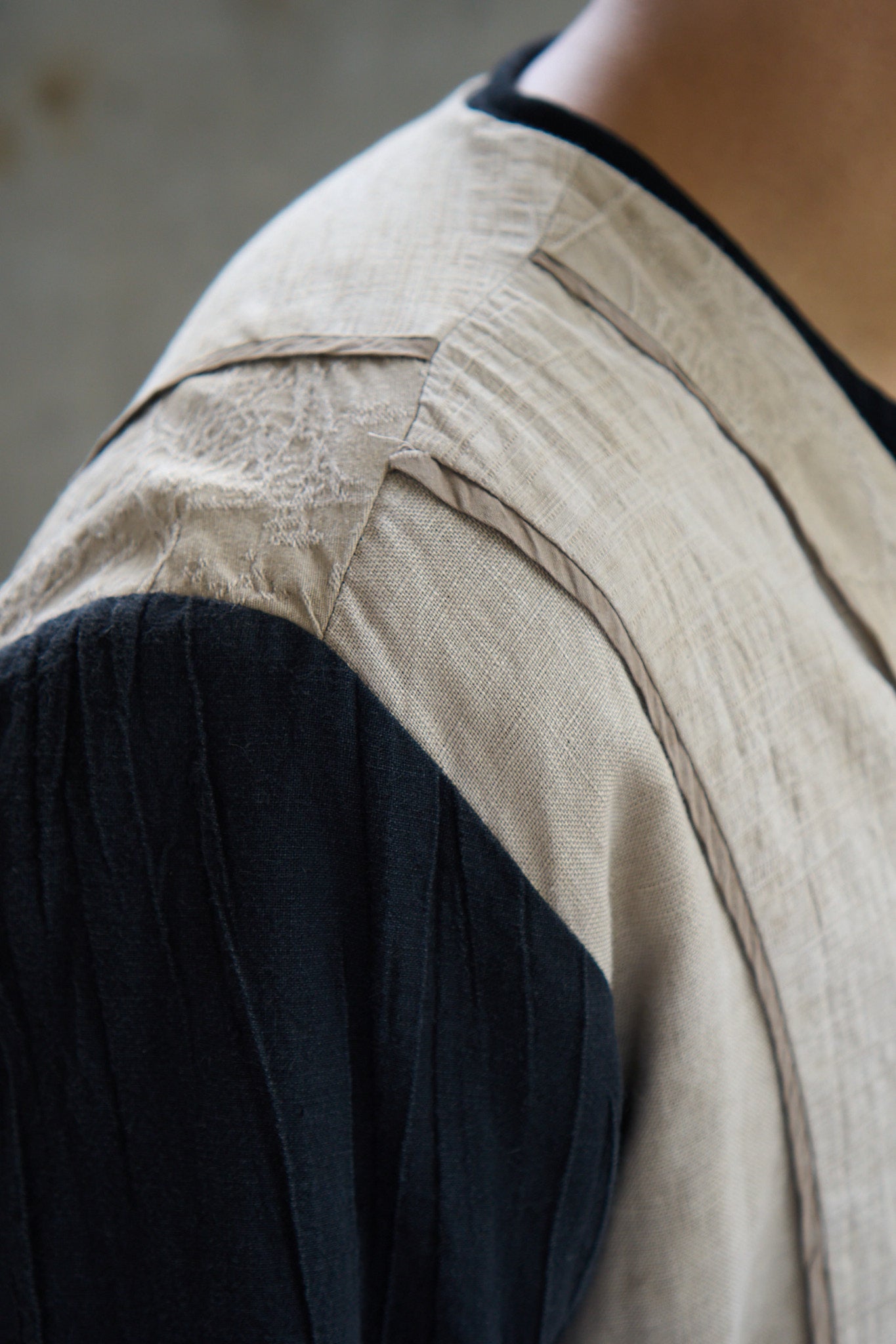 Overdyed Switching Gilet Jacket