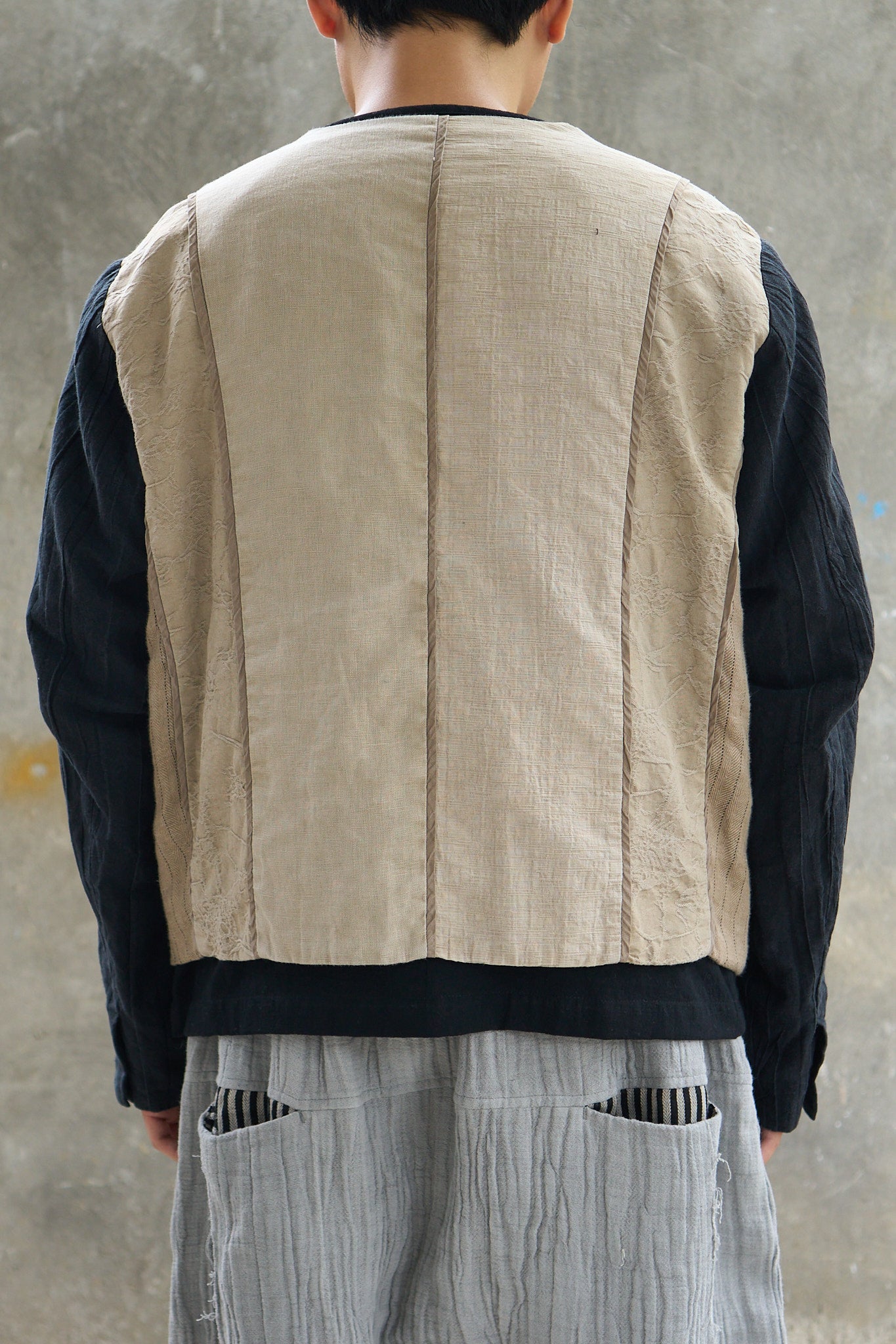 Overdyed Switching Gilet Jacket