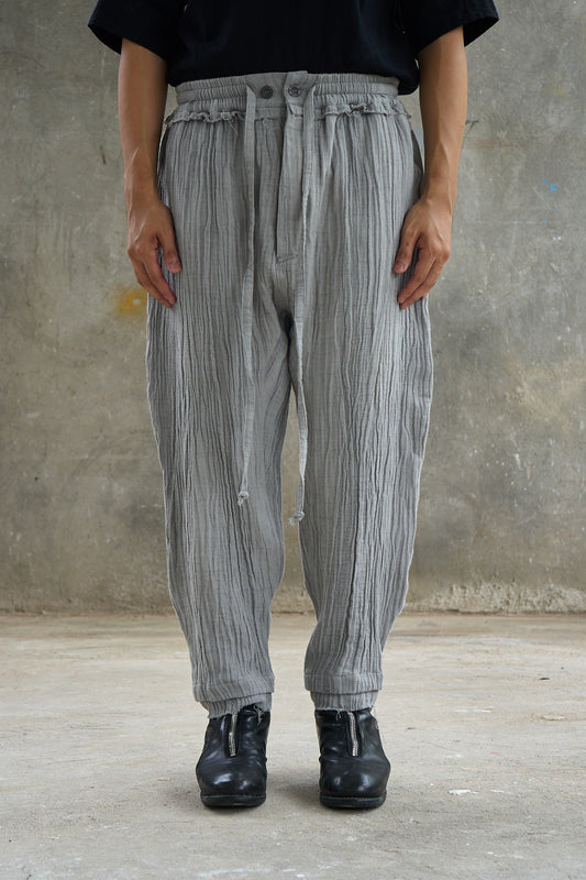Drawstring Curved Pants Type II