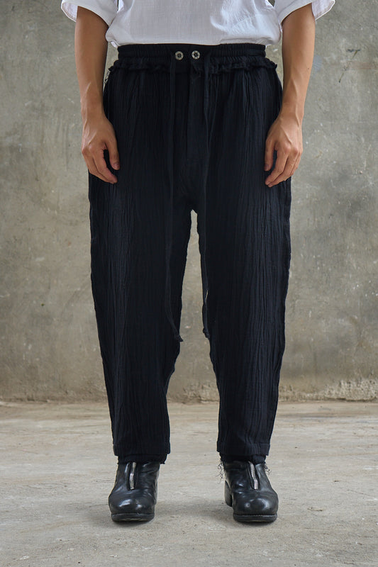Drawstring Curved Pants Type II