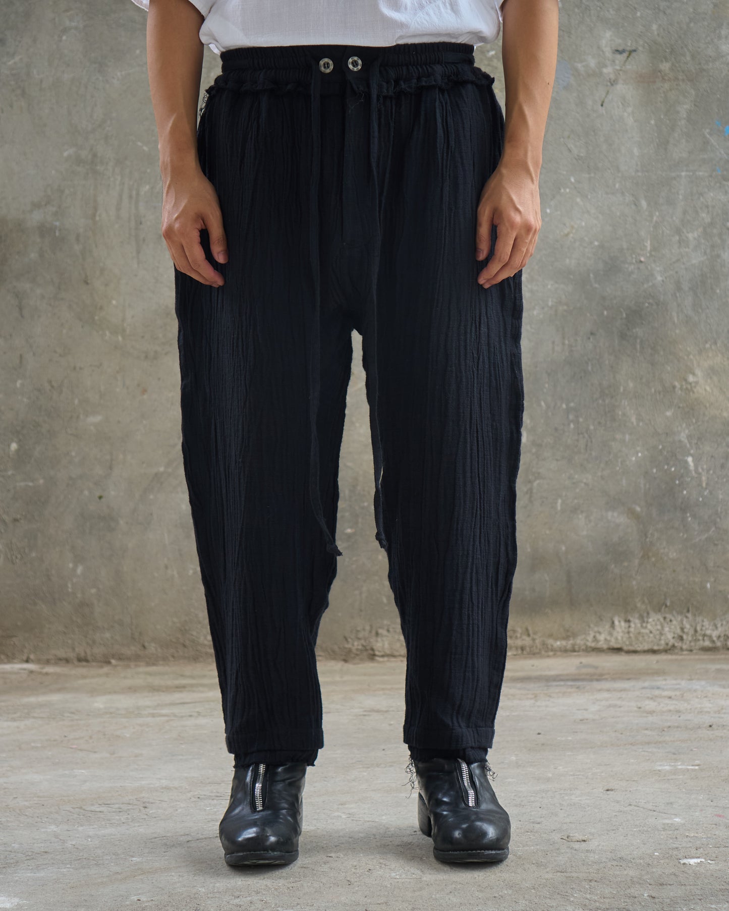 Drawstring Curved Pants Type II (PRE-ORDER)