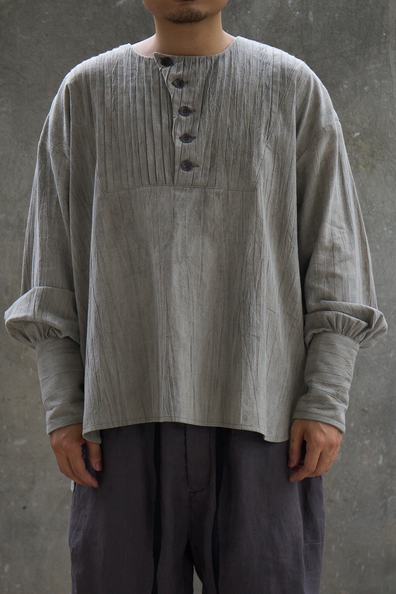 Oversized Bib Shirt