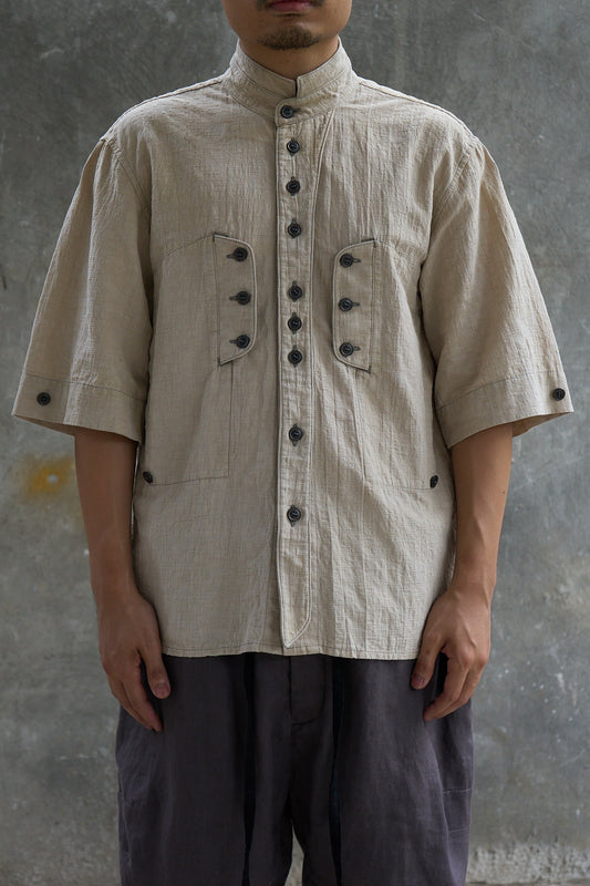 Multi-Button S/S Shirt