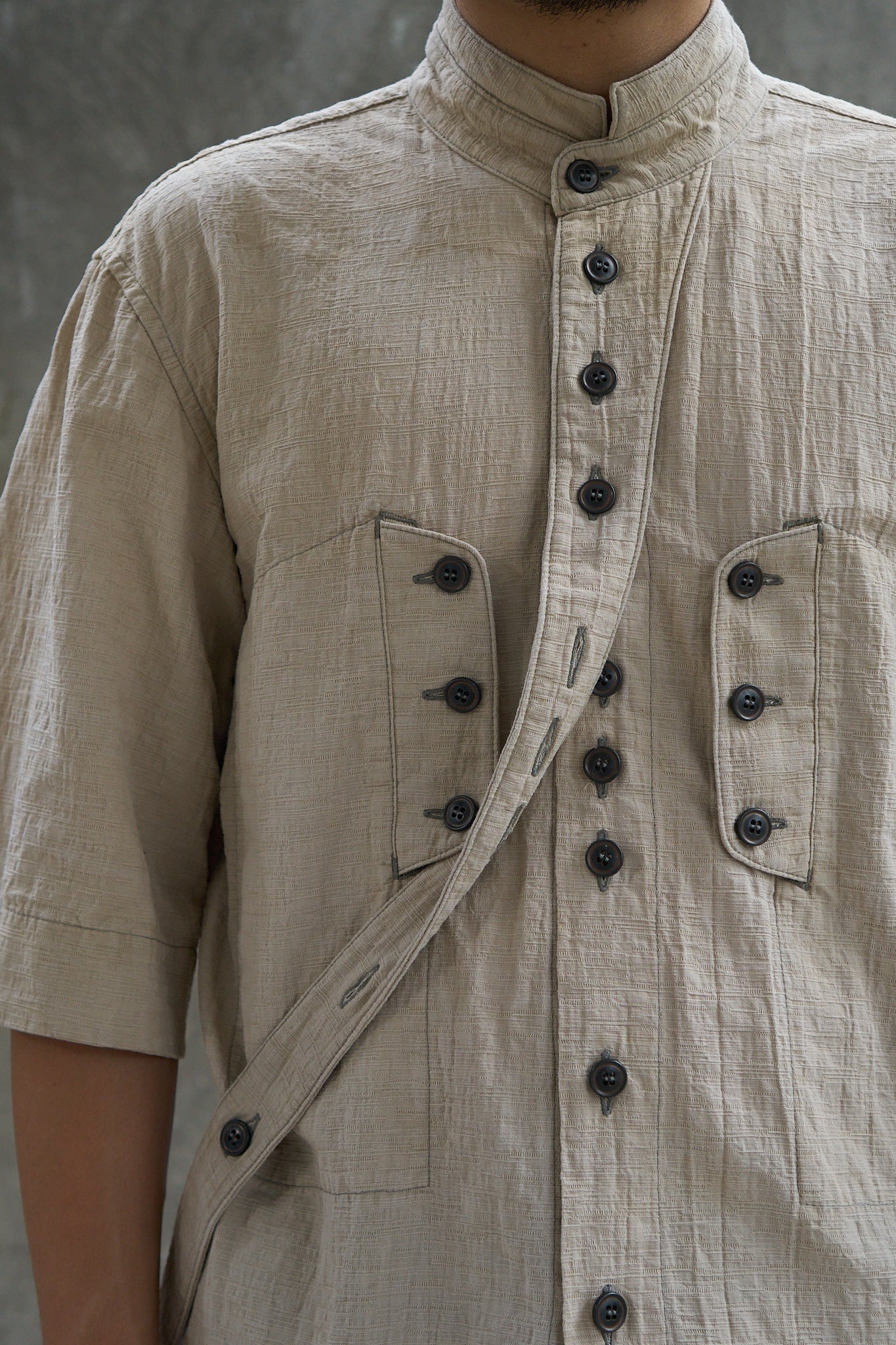 Multi-Button S/S Shirt