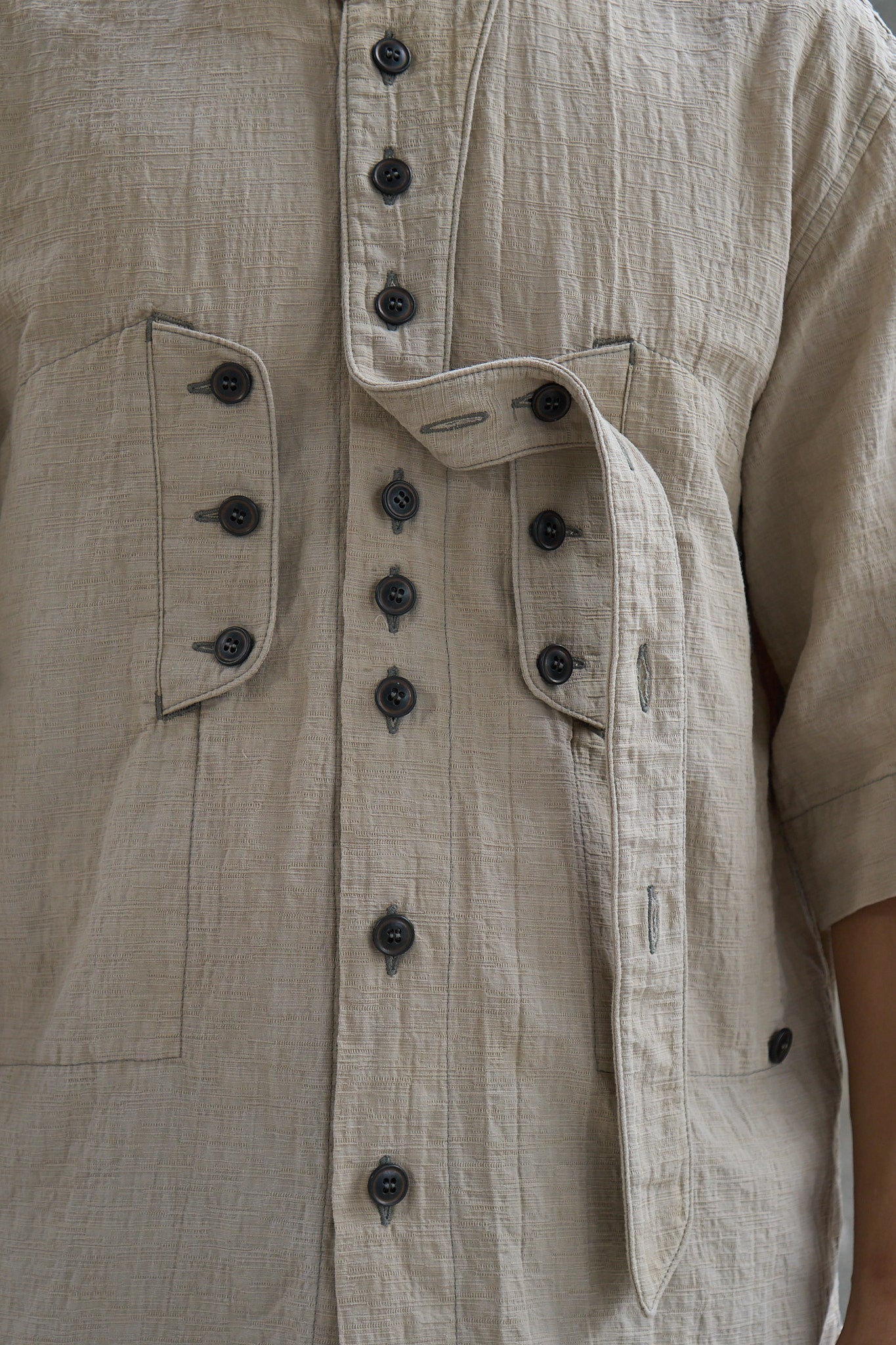 Multi-Button S/S Shirt