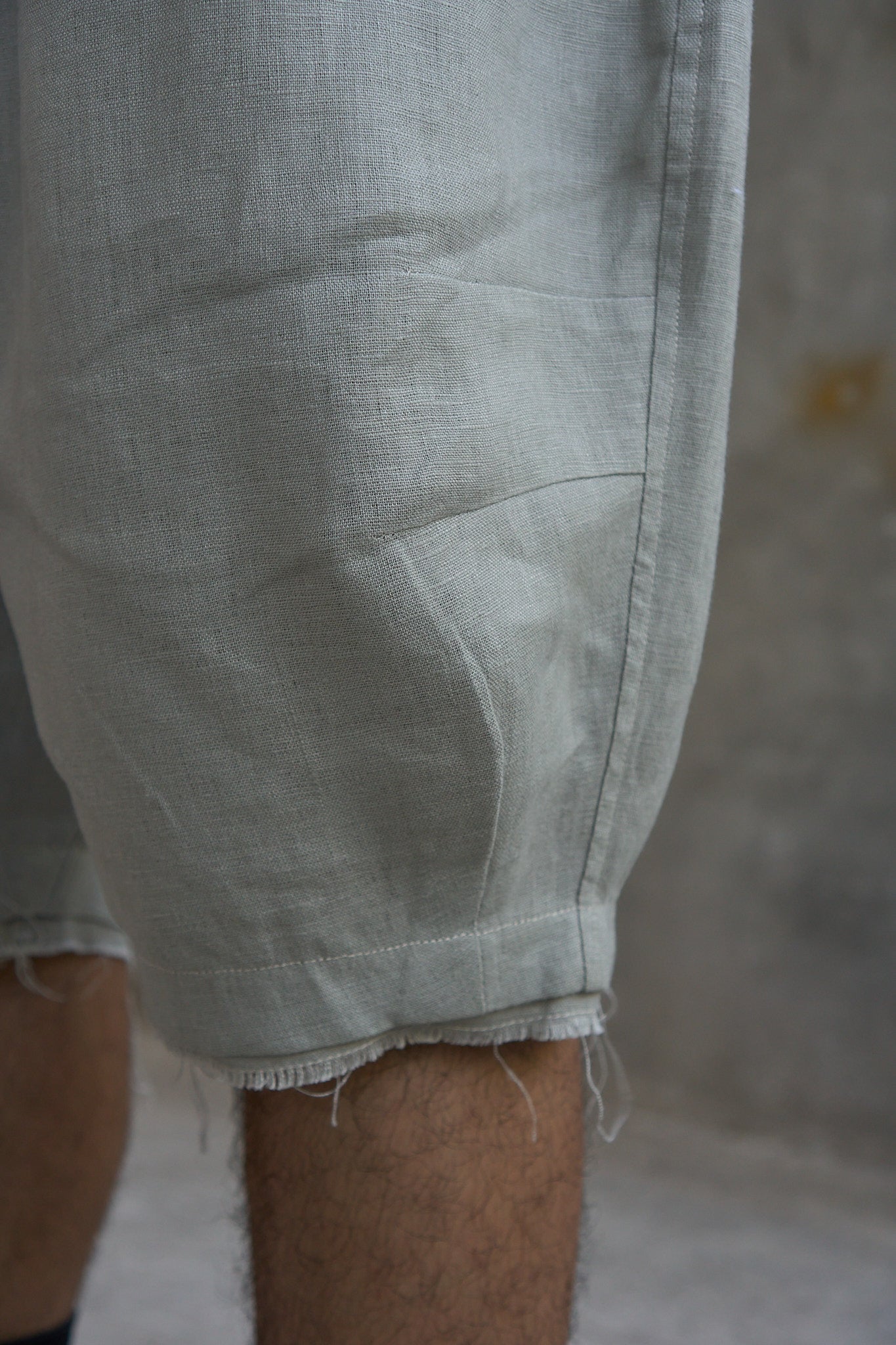 Drawstring Curved Shorts