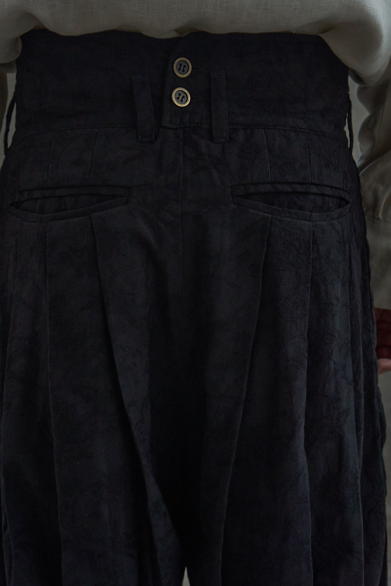 Multi-Pleated Corset Shorts