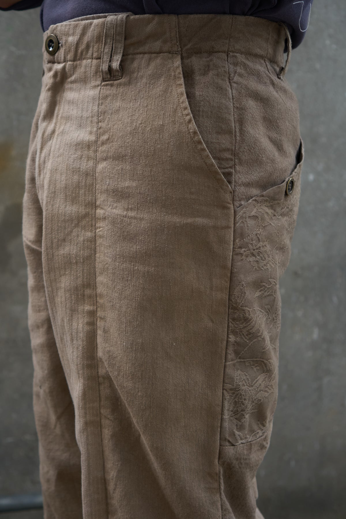 Overdyed Straight-Leg Pants - Edition of One