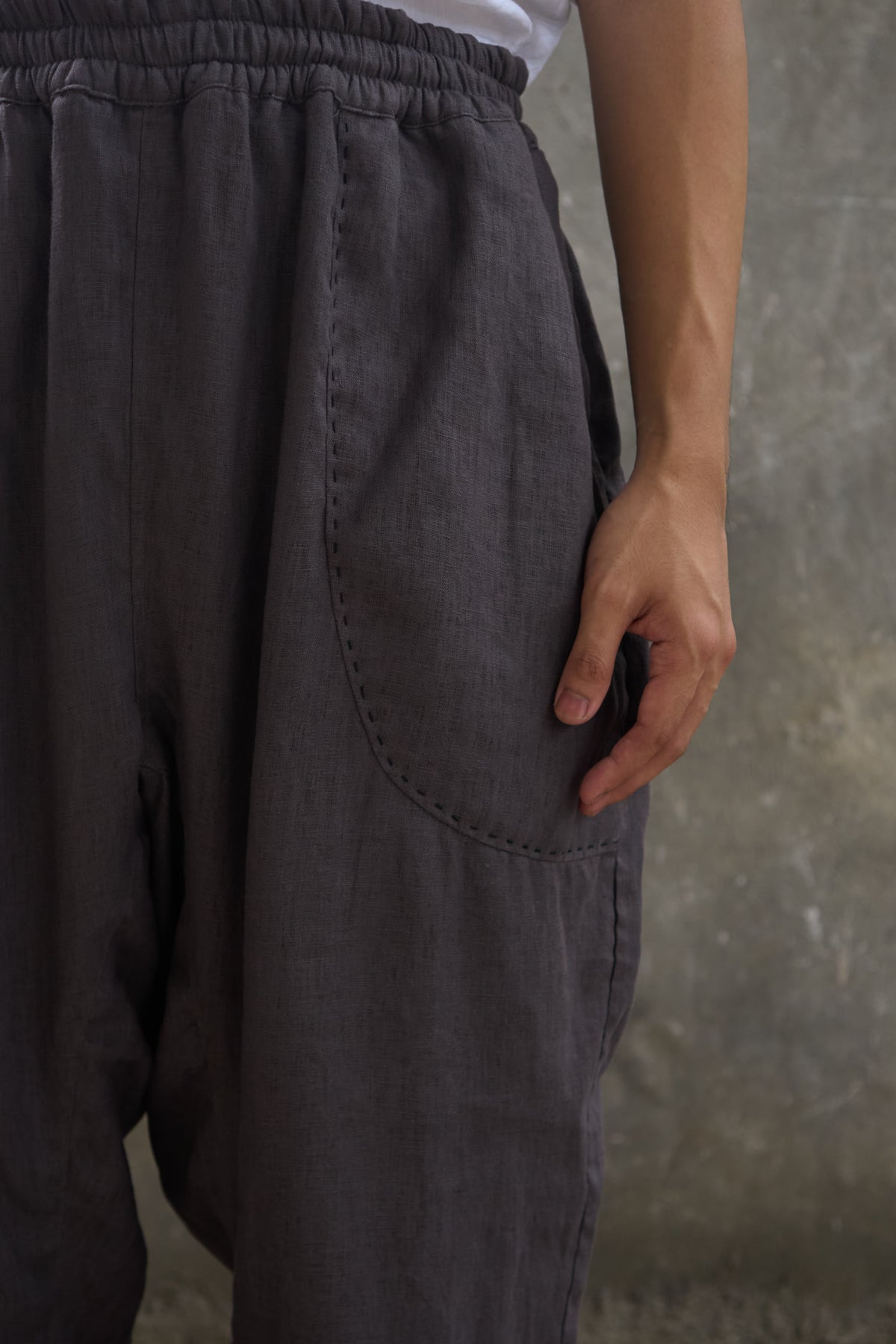 Reversible Drawstring Curved Pants Type II - Edition of One