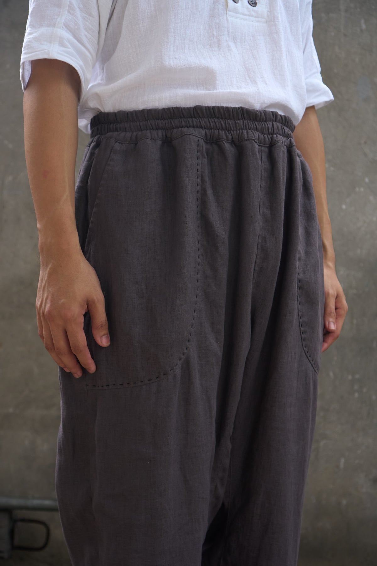 Reversible Drawstring Curved Pants Type II - Edition of One
