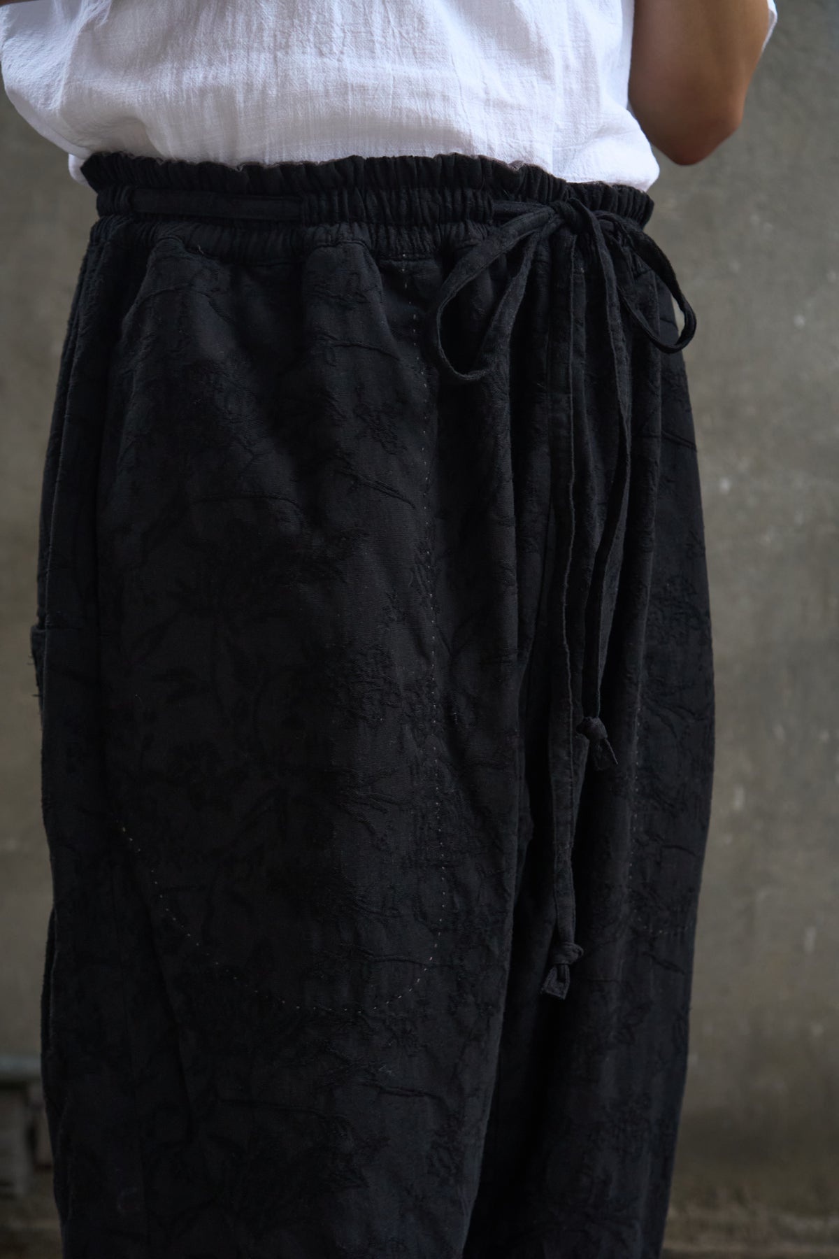 Reversible Drawstring Curved Pants Type II - Edition of One