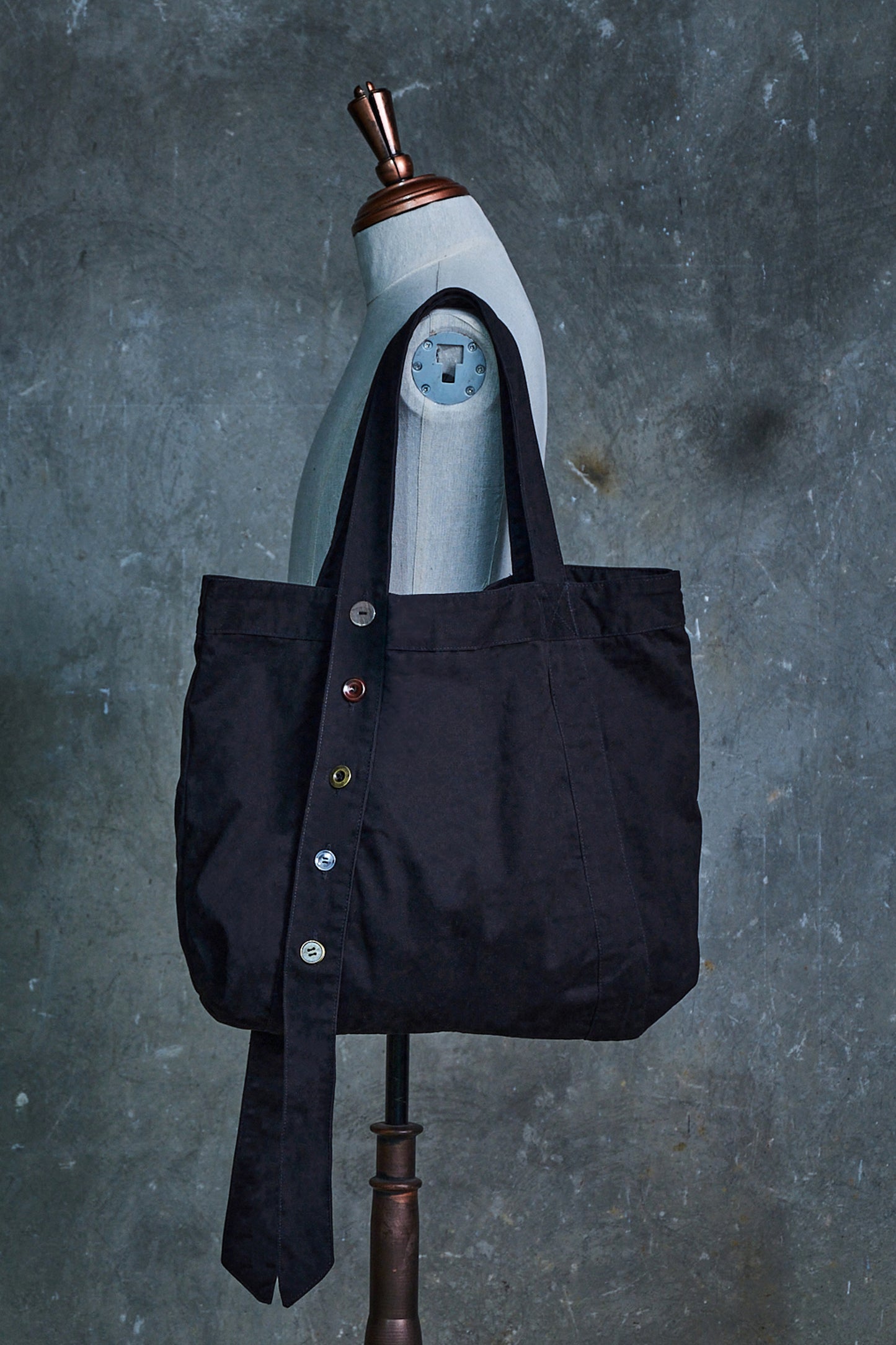 Multi-Button Tote Bag