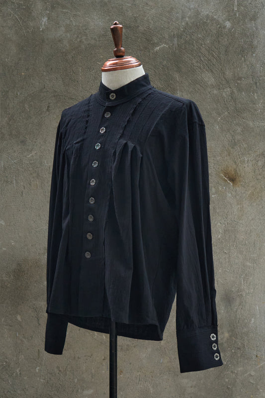 Pleated Smock Shirt